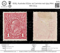 8783: Australia SG21c 1d Carmine red 1914 Mint MH C£13