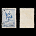 8786: Australia SG157 3d Dull blue 1935 Sc#153 Mi130 Used C£11