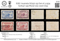 8787: Australia SG150-152 Set of 4 1934 Sc#147-149 Mi123I-125 Used C£55