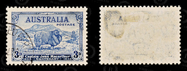 8787: Australia SG150-152 Set of 4 1934 Sc#147-149 Mi123I-125 Used C£55, image 3