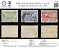 8788: Australia SG161-163 Set of 3 1936 Sc#159-161 Mi134-136 Used C£17