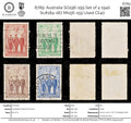8789: Australia SG196-199 Set of 4 1940 Sc#184-187 Mi156-159 Used C£40