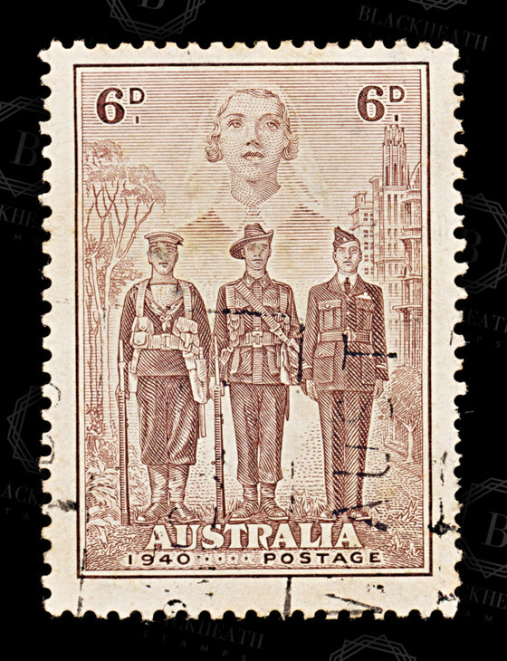 8789: Australia SG196-199 Set of 4 1940 Sc#184-187 Mi156-159 Used C£40, image 11