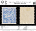 8795: Antigua SG46a 2½d Bright blue 1908 Sc#34a Mint MLH C£38
