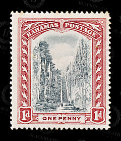 8796: Bahamas SG58 1d Red & Black 1901 Sc#33 Mi19 Mint MLH C£15, view 3