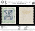 8797: Barbados SG146 ½d Green & Black 1906 Sc#103 Mi70 Mint MH C£11