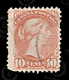 8799: Canada SG111 10c Brown red 1897 Sc#45 Mi31bA Used C£42, view 3