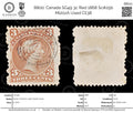 8800: Canada SG49 3c Red 1868 Sc#25b Mi20zA Used C£38