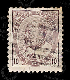 8805: Canada SG183 10c Dull purple 1903 Used C£28, view 3