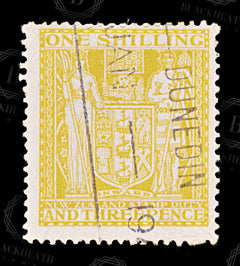 8820: New Zealand SGF146 1s3d Orange yellow 1931 Sc#AR47 MiST29 Used C£22, view 3