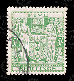 8821: New Zealand SGF149 5s Green 1931 Sc#AR50 MiST32 Used C£16, view 3
