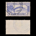 8823: New Zealand SG563 5d Ultramarine 1935 Sc#192 Mi196A Used C£30