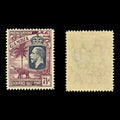 8826: Gambia SG119 7½d Violet 1922 Sc#122 Mi113 Mint MLH C£12