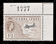 8830: Sierra Leone SG218 1s3d Brown & Black 1956 Sc#203 Mi184 Mint MVLH C£15, view 3