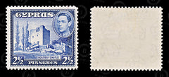 8836: Cyprus SG156 2½pi Blue & Violet 1938 Sc#148 Mi145 Mint MH C£42, view 2