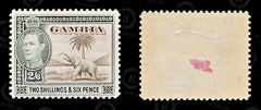 8839: Gambia SG158 2s6d Sepia & Dull green 1938 Sc#140 Mi135 Mint MH C£20, view 2