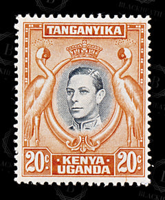 8840: KUT SG139b 20c Orange & Black 1942 Sc#74 Mi60D Mint MH C£11, view 3