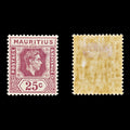8841: Mauritius SG259 25c Brown purple 1938 Sc#218a Mint MH C£23