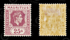 8841: Mauritius SG259 25c Brown purple 1938 Sc#218a Mint MH C£23, view 2