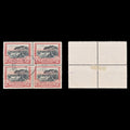 8843: South Africa SG35a 3d Red & Black. Block of 4 1930 Sc#27c Mi31C-32C Used C£170