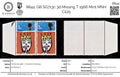 8844: GB SG713c 3d Missing T 1966 Mint MNH C£25