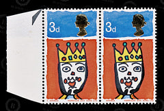 8845: GB SG713c 3d Missing T 1966 Mint MNH C£25, view 3