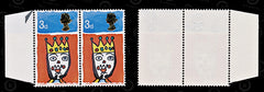 8846: GB SG713c 3d Missing T 1966 Mint MNH C£25, view 2