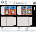 8847: GB SG713c-713p 3d Missing T. Phos & Ord 1966 Mint MNH C£70