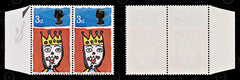 8847: GB SG713c-713p 3d Missing T. Phos & Ord 1966 Mint MNH C£70, view 3