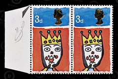 8847: GB SG713c-713p 3d Missing T. Phos & Ord 1966 Mint MNH C£70, view 5
