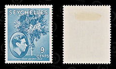 8851: Seychelles SG138a 9c Grey blue 1941 Sc#131a Mint MH C£38, view 2