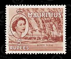 8858: Mauritius SG305 5R Red Brown 1954 Sc#264 Mi256 Used C£12, view 3