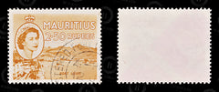 8859: Mauritius SG304 2.50R Orange 1954 Sc#263 Mi255 Used C£10, view 2