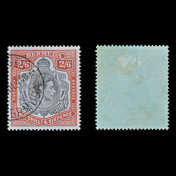 8860: Bermuda SG117 2s6d Red & Black 1938 Mi112a Used C£15