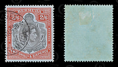 8860: Bermuda SG117 2s6d Red & Black 1938 Mi112a Used C£15, view 2