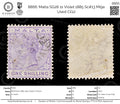 8866: Malta SG28 1s Violet 1885 Sc#13 Mi9a Used C£12