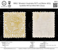 8867: Western Australia SGT1 1d Bistre 1879 Sc#AR1 MiT1A Mint MH C£110