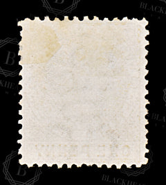 8867: Western Australia SGT1 1d Bistre 1879 Sc#AR1 MiT1A Mint MH C£110, view 4