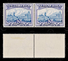 8878: South Africa SG58 2x 2d Blue & Violet 1938 Mi81-82 Mint MLH C£75, view 2