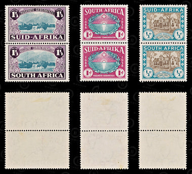 8885: South Africa SG82-84 Set of 3 In pairs 1939 Sc#B9-B11 Mi131-132-135-136 Mint MLH C£55, image 2