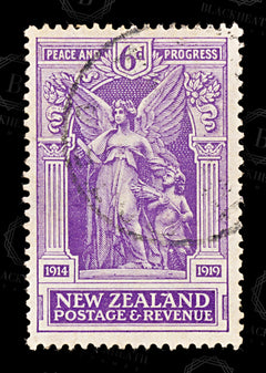 8889: New Zealand SG457 6d Violet 1920 Sc#169 Mi159 Used C£22, view 3