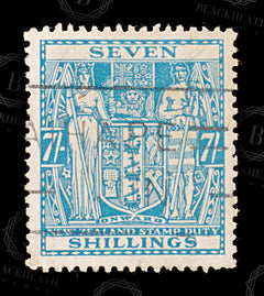 8892: New Zealand SGF151 7s Blue 1931 Sc#AR52 MiST34 Used C£27, view 3