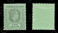 8893: Leeward Islands SG110 1s Black 1938 Sc#111a Mint MLH C£18, view 2