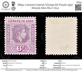 8894: Leeward Islands SG109a 6d Purple 1942 Mi100b Mint MLH C£12