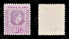 8894: Leeward Islands SG109a 6d Purple 1942 Mi100b Mint MLH C£12, view 2