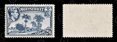 8896: Montserrat SG109a 2s6d Slate blue 1943 Sc#100 Mi101C Mint MLH C£27, view 2