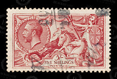8898: GB SG409 5s Bright carmine 1915 Sc#174a Mi142IIa Used C£120, view 3