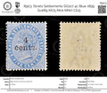 8903: Straits Settlements SG107 4c Blue 1899 Sc#89 Mi75 Mint MNH C£15