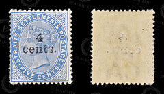 8903: Straits Settlements SG107 4c Blue 1899 Sc#89 Mi75 Mint MNH C£15, view 2