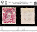 8906: New Zealand SG398 6d Carmine 1909 Sc#137a Mi128C Used C£15